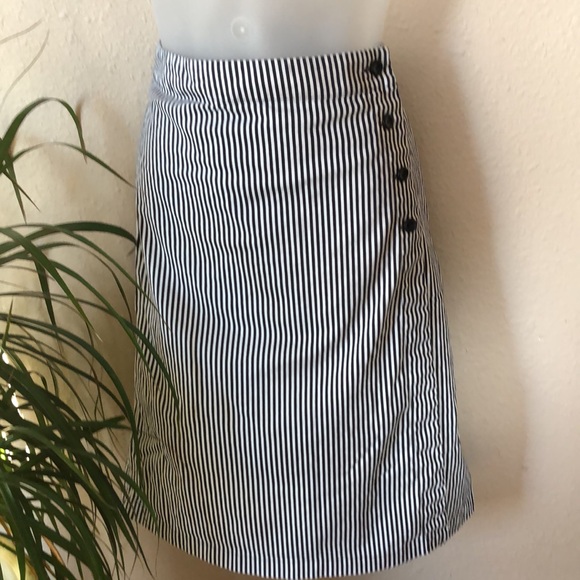 Christopher & Banks Dresses & Skirts - Wrap around striped size 6 Christopher and banks skirt